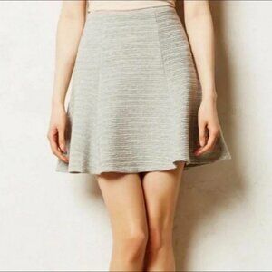 Brand new with tags Anthropologie Maeve Grey Textured Skirt Size medium. Orig